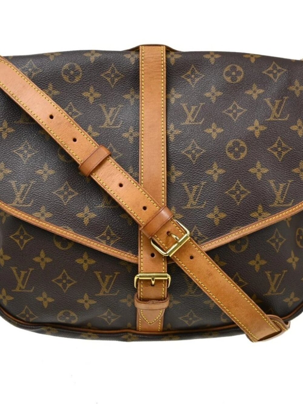 LOUIS VUITTON SAUMUR 35 SHOULDER BAG MONOGRAM
